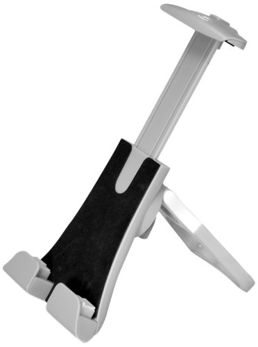 Pyle PTPAD10 Portable Tablet Stand / Holder Adjustable & Hand Grip Reclining For iPad, Kindle, Android, eReader Samsung Galaxy, Google Nexus