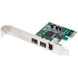 SYBA SY-PEX30016 IO Card Firewire 2x1394B and 1x1394A Ports PCI Express Card