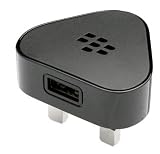BlackBerry UK Mains Charger with Detachable 1.2m Micro USB Cable - Black