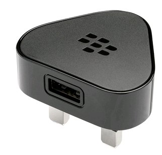 BlackBerry UK Mains Charger with Detachable 1.2m Micro USB Cable - Black