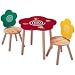 Flower Table and Chairs Set