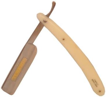 3t Straight Razor 5/8" * With Ivory Color Plastic Handle