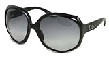 AUTHENTIC CHRISTIAN DIOR SUNGLASSES GLOSSY 1 BLACK SHINY 584LF by CHRISTIAN DIOR