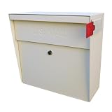 Epoch White Locking Metro Mailbox#7163