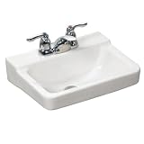 Crane 1377V-100 Squire Wall-Mounted Basin White