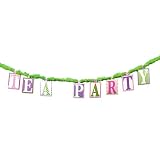Girly Tea Party Banner (1 pc)