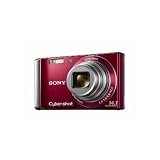 Sony DSC-W370 14.1MP Digital Camera with 7x Wide Angle Zoom with Optical Steady Shot Image Stabilization and 3.0 inch LCD (Red)