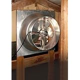 Solar Powered Attic Fan - 10 Watt Gable Exhaust Vent - Natural Light