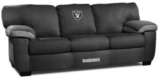 Home Team NFL Oakland Raiders Classic Sofa