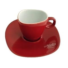 Alfredo Espresso-Tassen mit Untertassen rot 'Walk�re' 6Stk
