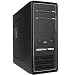 12-Bay ATX Computer Case with 300W Power Supply (Black)
