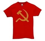 Hammer & Sickle T-Shirt-Womens-Red-Large
