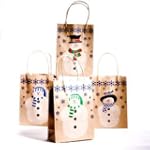 Paper Snowman Gift Bag