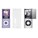 Premium Clear Snap-On Cover Hard Case Cell Phone Protector + Crystal Clear Screen Protector for Apple iPod Nano 8GB 16GB 4th Generation