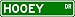 HOOEY Street Sign ~ Personalized Family Lastname Sign ~ Gameroom, Basement, Garage Si...