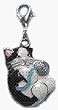 Webkinz Collectible Charm - BLACK AND WHITE CAT