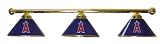 Los Angeles Angels Billiard Lamp - Three Shade Metal Swags