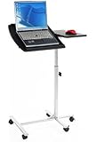 Coavas Modern Adjustable Computer Desk Laptop Tray Table Stand Bedroom, with Mose Table