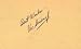 Vic Seixas Autographed / Signed 3x5 Government Post Card