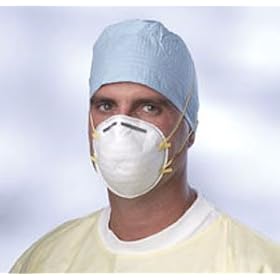 N95 Cone-Style Particulate Respirator - Double Bands, Small, 6 box / Case, 120 Unit / Case