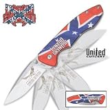 United Cutlery UC2687 Skynyrd Rebel Flag Tailwind Folder Knife
