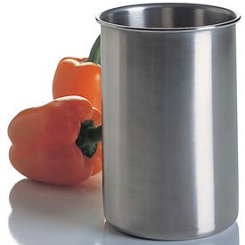 Brushed Stainless Utensil Holder by Amco