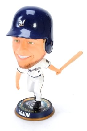 Forever Collectibles Milwaukee Brewers Ryan Braun Big Head Bobble