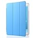 BESDATA Ultra Thin Magnetic Smart Cover [Auto Wake/Sleep Function]& Translucent Back Case for 2013 iPad Air + Screen Protector + Cleaning Cloth + Stylus (Sky Blue)