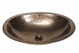 Belle Foret Lrg Oval Copper Lav Sink Oil Rubbed Bronze
