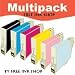 A set of 6 Compatible Ink Cartridges for EPSON Stylus Photo R265 R285 R360 RX560 RX585 RX685 TO801 TO802 TO803 TO804 TO805 TO806 TO807 100% compatible and guaranteed to work by Free Ink