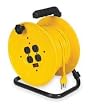 LumaPro 2YKR5 Cord Reel, Manual, 14/3, 80Ft, Yellow