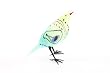 Light Green Abstract Bird
