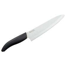Kyocera Revolution Series 7-Inch Professional Chef's Knife, White Blade