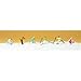10313 Downhill Skiers pkg(6) HO Scale Figure