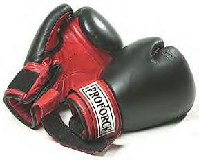 ProForce Leatherette Boxing Gloves, Red & Black 12 oz
