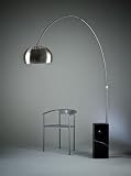  : ARCO STYLE RETRO FLOOR LAMP LIGHT & BLACK MARBLE BASE