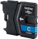 AC-Concept-Shop: 1 ORIGINAL Brother Cartridge LC985cy cyan blue. For this Printers: MFC-J220, J265W, J410, J415W, DCP-J125, J515W