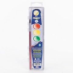 Washable Semi-Moist Watercolors, 8 Colors