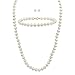 White Freshwater Cultured Pearl Necklace Bracelet