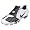 Nike Total90 Laser II FG - White/Dark Obsidian/Metallic Silver Firm Ground Soccer Shoes, 13