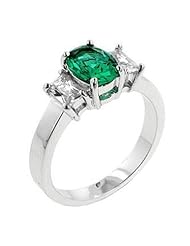 Apple Green Engagement Ring