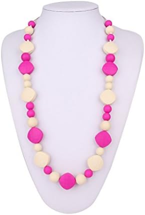 Beabies Breastfeeding Necklace silicone teething necklace for Mom to wear,BPA free Nursing Necklace