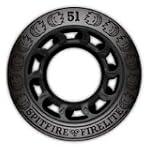 Spitfire Firelite Repeater Skateboard Wheels 51mm (Set of 4) - Black