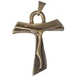 Rosary Tau crucifix - Bronze tone (3.5x2.3cm-1.4x1")