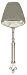Decorative Cheese Shaver With Fleur De Lis Handle