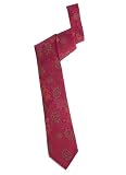 Dawning Woven Tie in deep red,fuchsia and orange