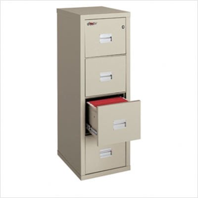 FireKing Turtle 4 Drawer Vertical File Cabinet 4R1822-C