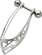 RIGHT EAR - SOLID 14K White Gold INFINITY CELTIC Cartilage Earring