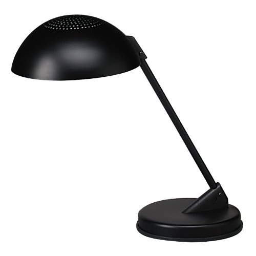 Ledu L563MB Incandescent Desk Lamp with Dome Shade, 18 High, Matte Black On Sale