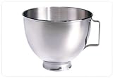Kitchenaid - k45sbwh - Bol de 4,3l inox poli à poignée pour robot artisan